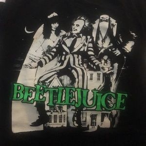 Hot Topic Beetlejuice Black Shirt